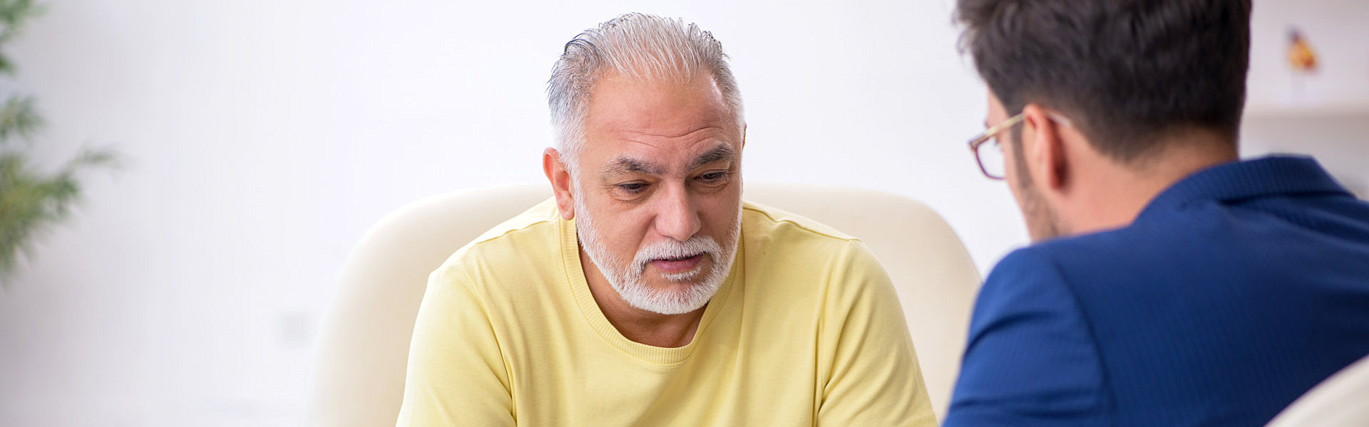 man having a therapy session with the psychiatrist